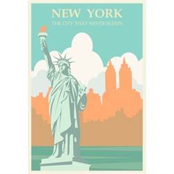 New York Travel Poster